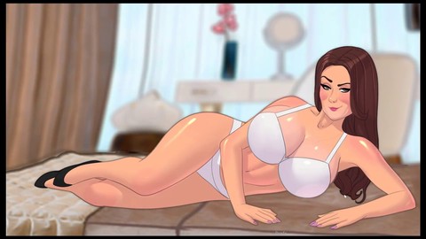 Family taboo sex, sexy game, hot lingerie