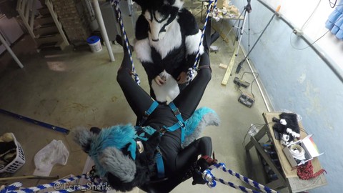 Sex swing, murrsuit, female murrsuiter