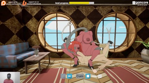 Pc gameplay, playing games, nude gamer