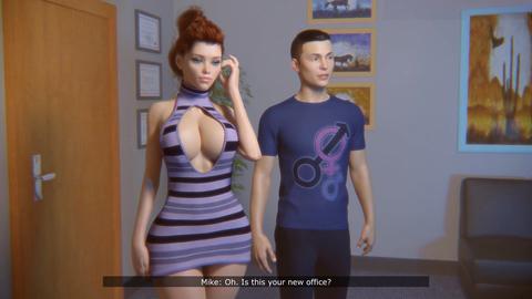 Con medias, bueno, más caliente