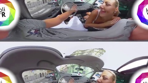 Authentische Auto-Sex-Erfahrung beim Fahren - blonde Schönheit Nathaly Cherie Authentische Auto-Sex-Erfahrung beim Fahren - blonde Schönheit Nathaly Cherie