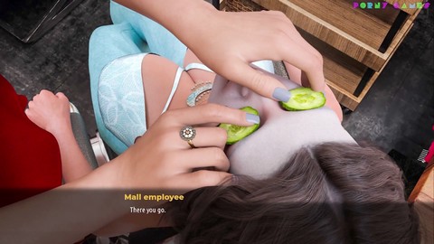 Las cougars de Sunville tienen un atrevido trío en la tienda caliente del centro comercial.