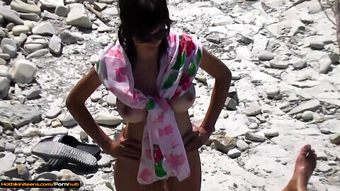 Beach, pregnant beach, teen nude candid