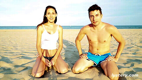 ¡Kim y Paolo tienen sexo en la playa
