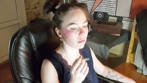 Smoked, cigarette smoking teen (18+), sucking