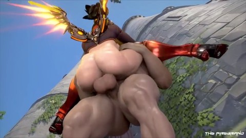 オーバーウォッチ, エロアニメ, バンギング