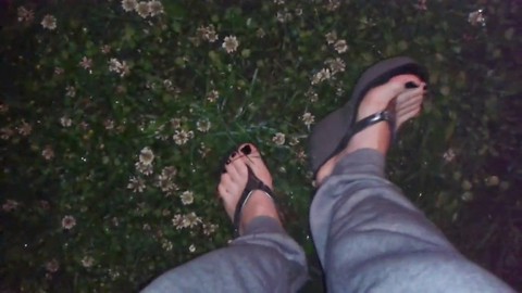 Flip flop fetish, flip flops, footjob