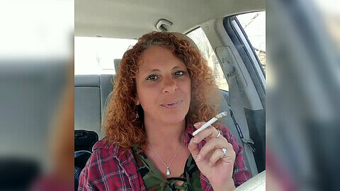 Smoking redhead, amateur smoking wife, smoking