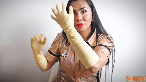 Glove, glove-fetish, medical-asmr