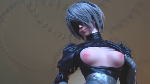 Breast expansion, nier, 3d cartoon mom feet